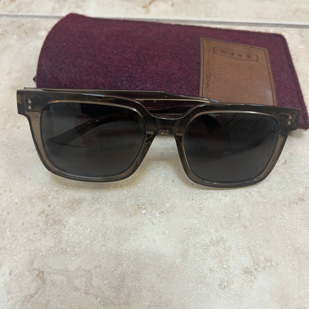 Raen Black Sunglasses with Case